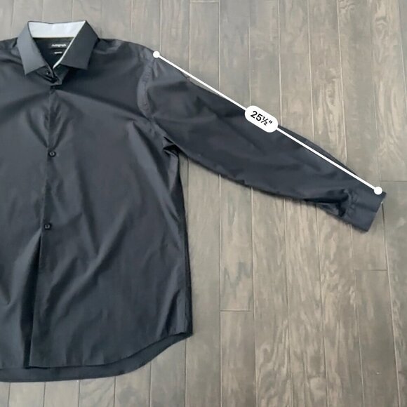 Black Marks & Spencer Autograph Tailored Fit Size 18 Dress Shirt x 2 - Picture 5 of 13